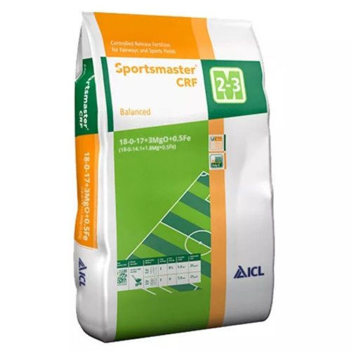 ICL Sportmaster Balanced 18+0+17+3MgO+0,5Fe 2-3 hónap 25kg