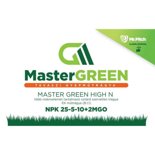 MasterGreen High N gyeptrágya 20kg (25-05-10+2MgO+S) 2-3 hónap